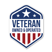 Veteran-Owned & Operated badge.