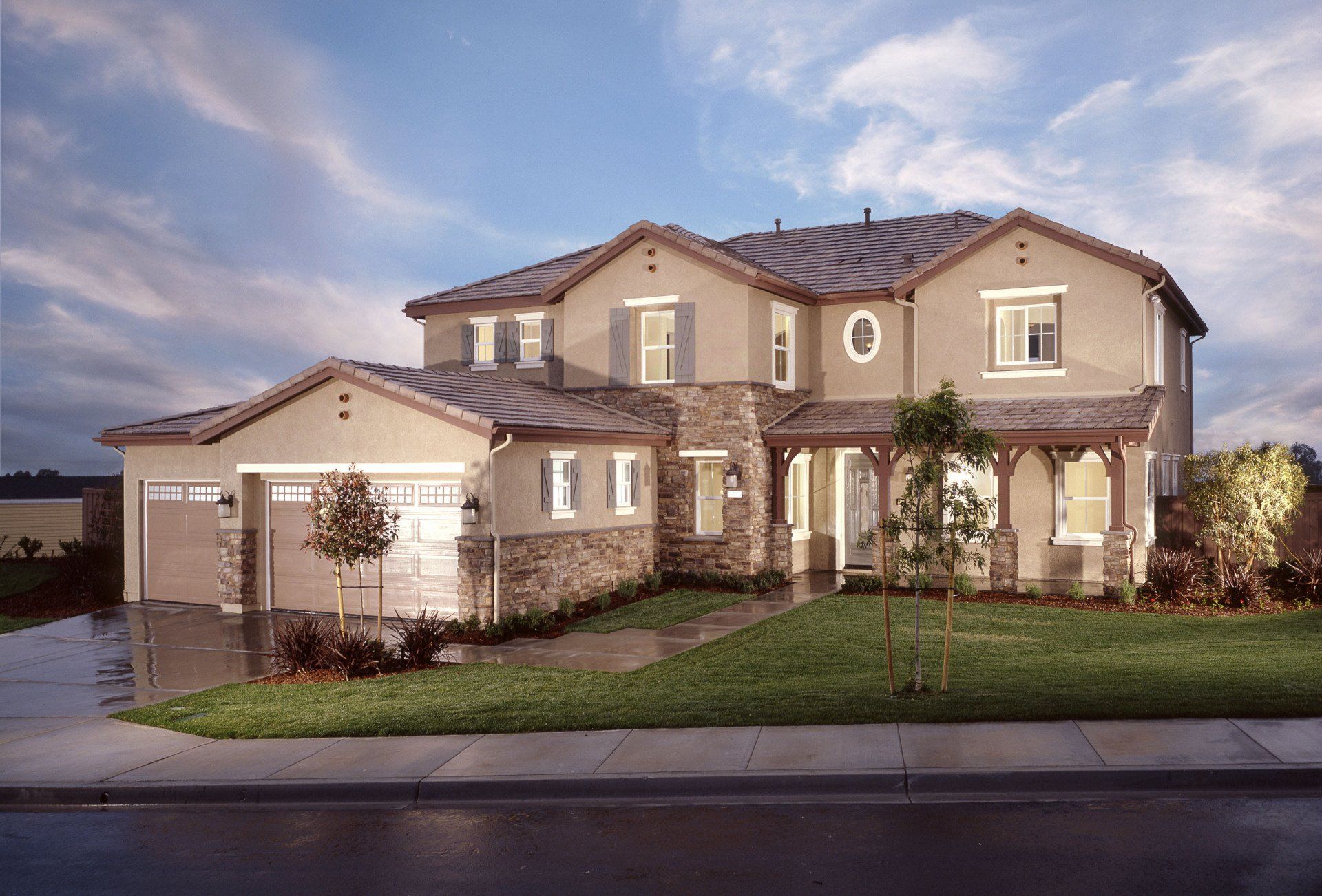 A home in Brentwood, TN, that had professional painters