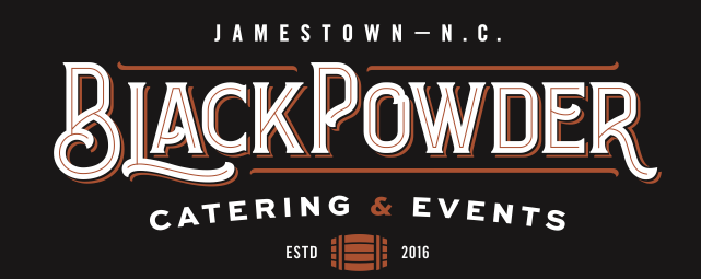 black powder catering and events logo