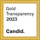 Gold Transparency 2023 Candid logo.