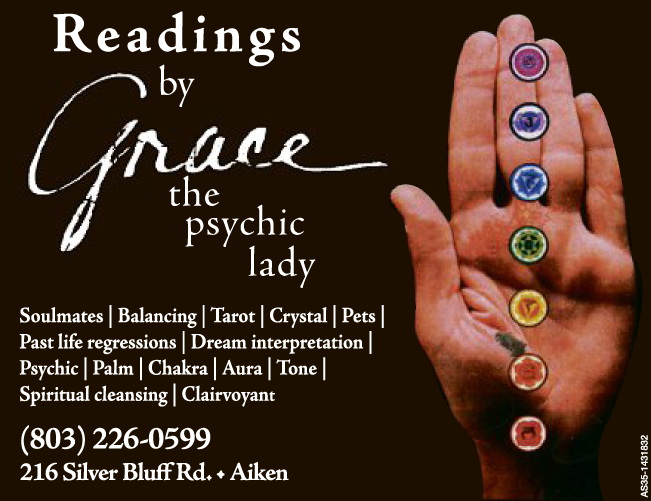 Readings by Gthe psychic lady flyer.