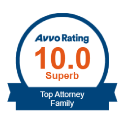 Avvo Rating award for Top Family Attorney