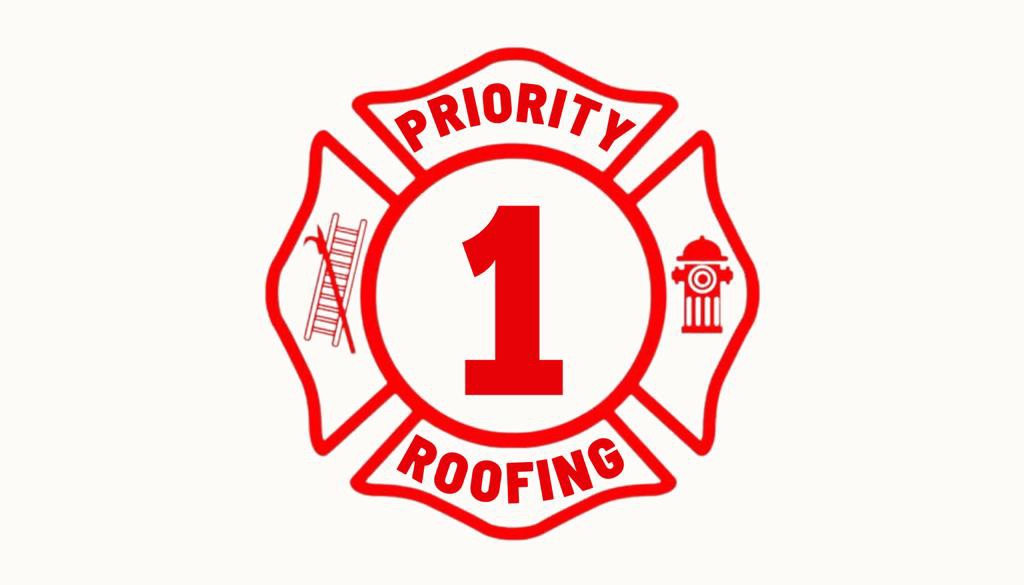 priority one roofing logo