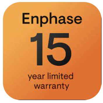 Enpahase 15-Year Limited Warranty badge