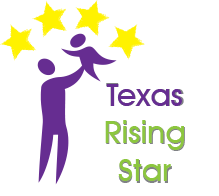 Texas Rising Star logo.