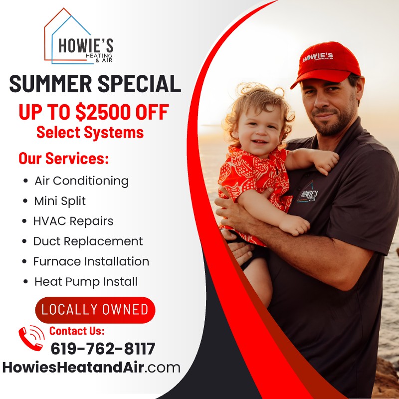 promotional image for $2500 off select HVAC units