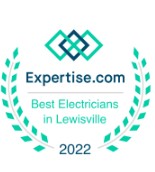 Expertise.com Best Electricians in Lewisville 2022 badge