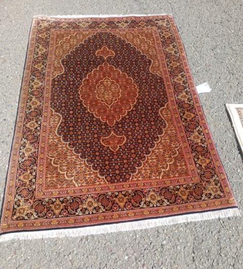 A rug after restoration