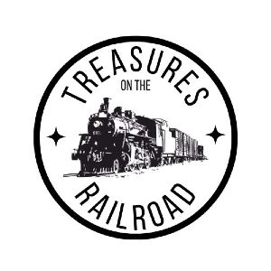 treasures on the railroad logo