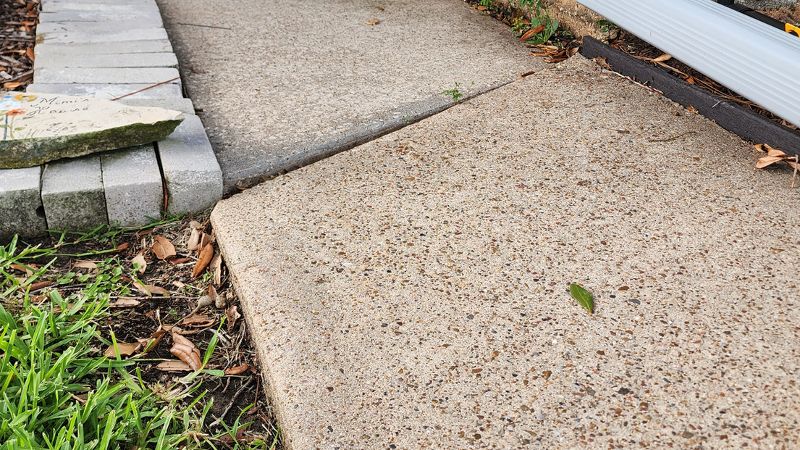 concrete sidewalk repair