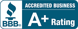 BBB Accredited A+ Rating logo