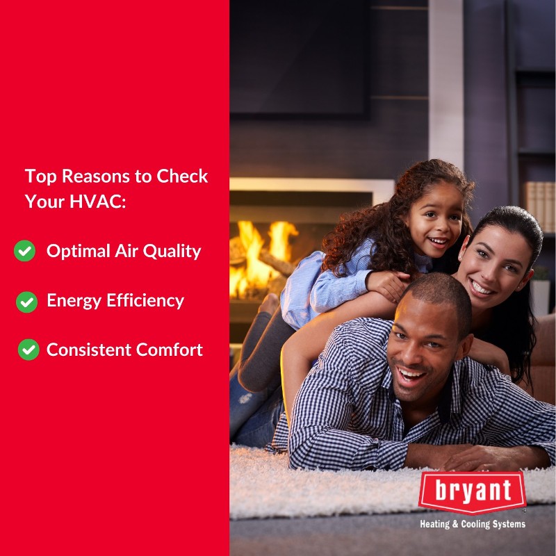 Top reasons to check your HVAC system flier