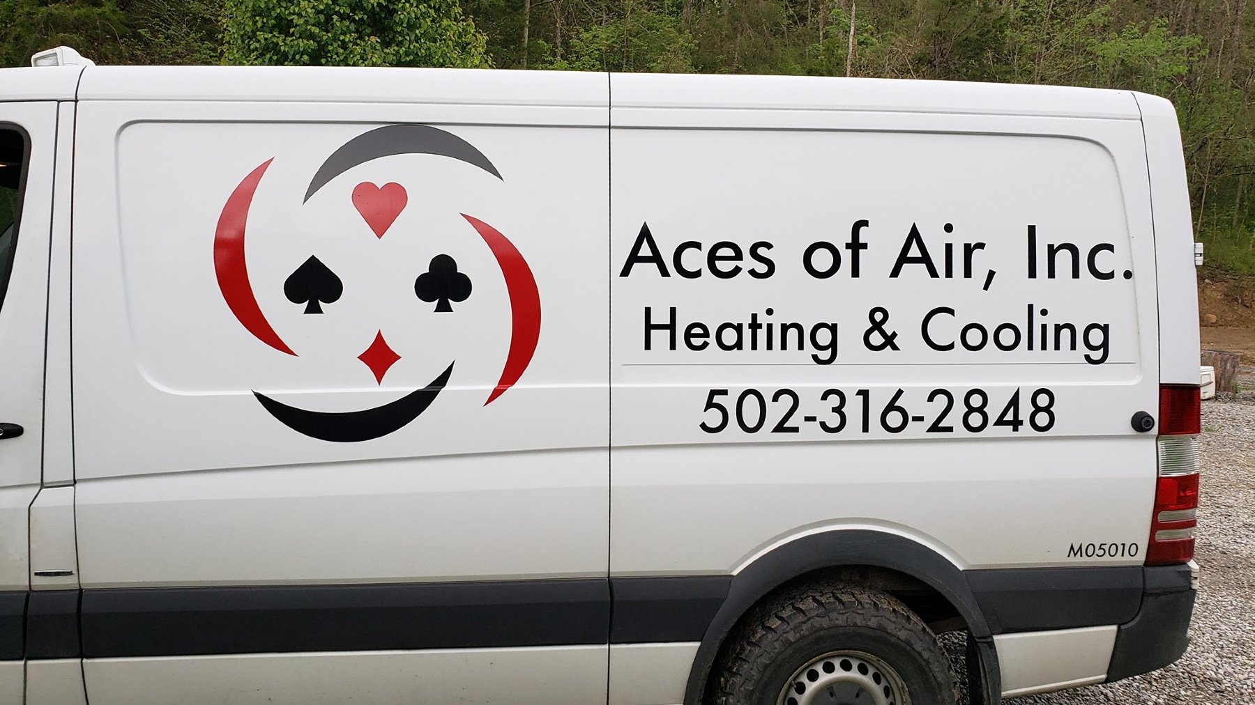 Aces of Air work van