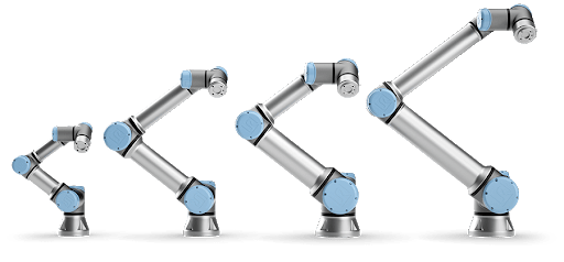 Four robotic arms