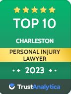top 10 charleston personal injury lawyer 2023 logo