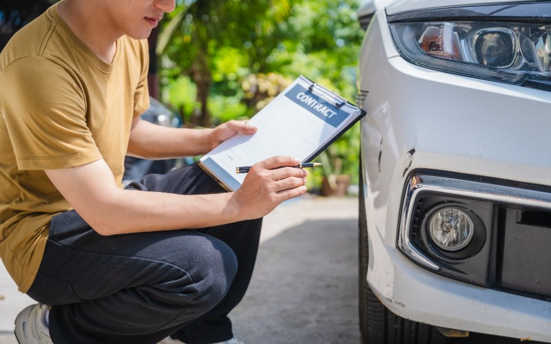 Estimating a car and its damage following an insurance claim.