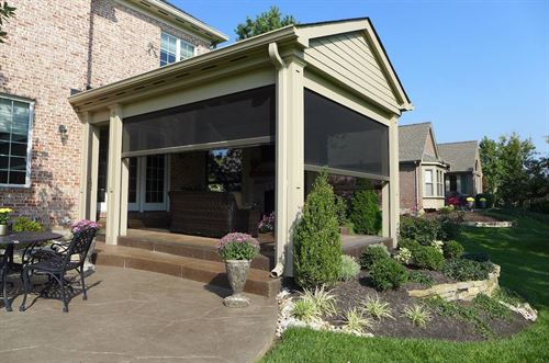 motorized retractable porch