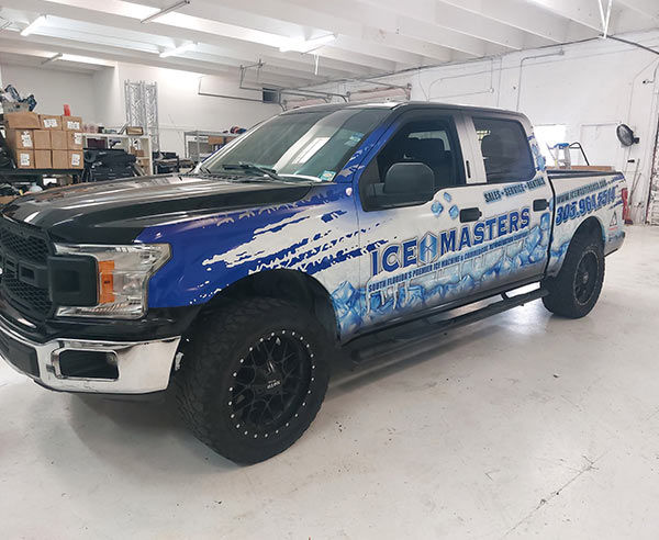 IceMasters pickup truck