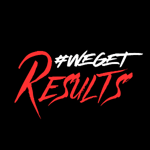 we get results logo