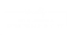 quality patio covers and seamless gutters logo