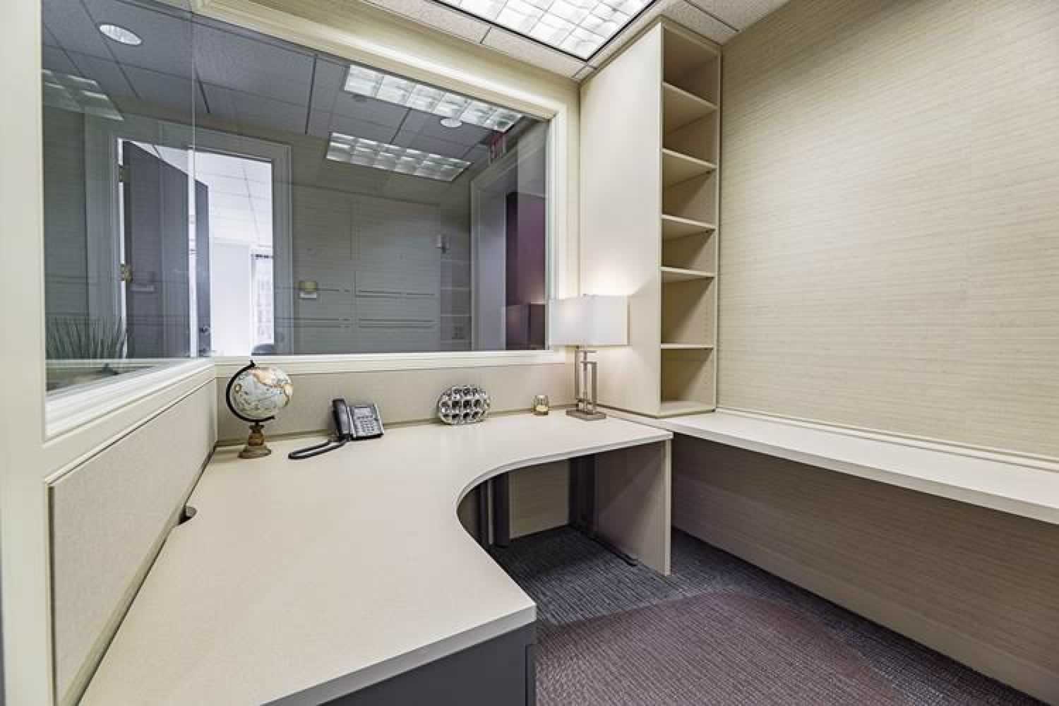 A private office space.