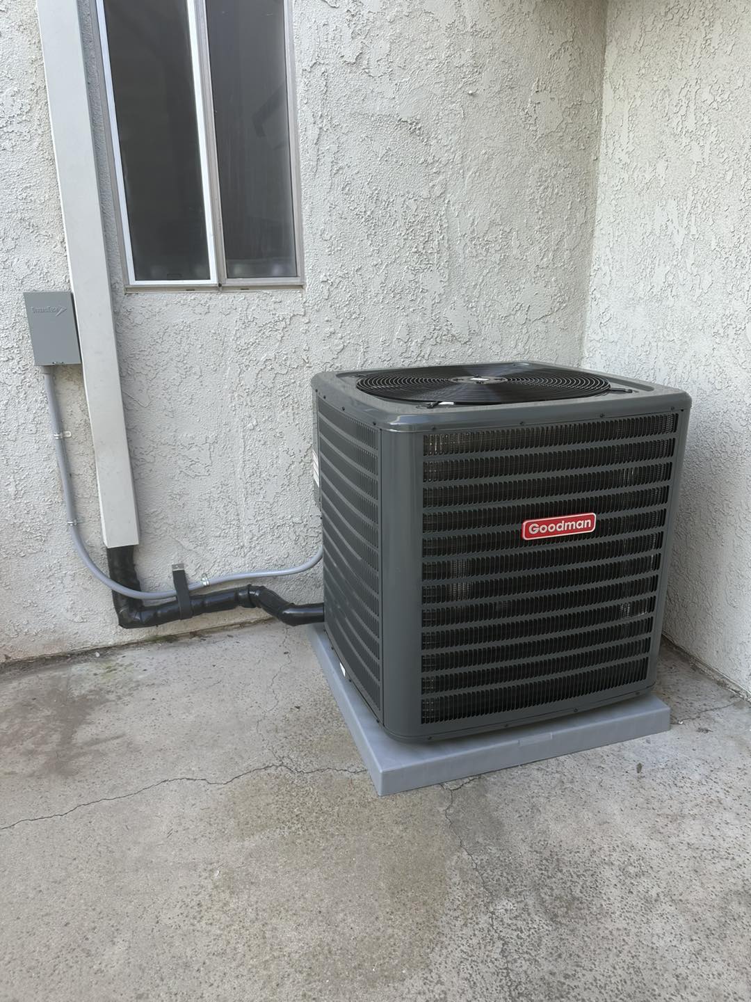 Goodman HVAC system.