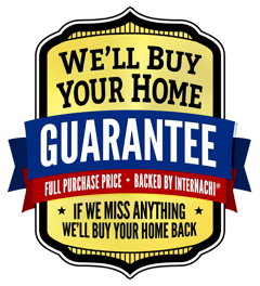 Logo that says We'll Buy Your Home Gaurantee