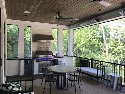 enclosed porch