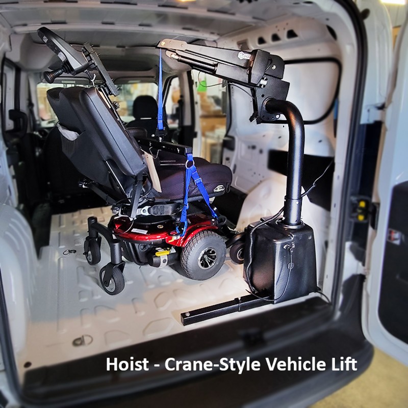 Harmar-Hoist-Crane-Vehicle-Lift-installation