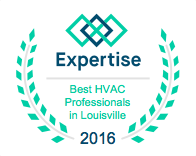 2016 Expertise Award Badge for Best HVAC Professionals in Louisville
