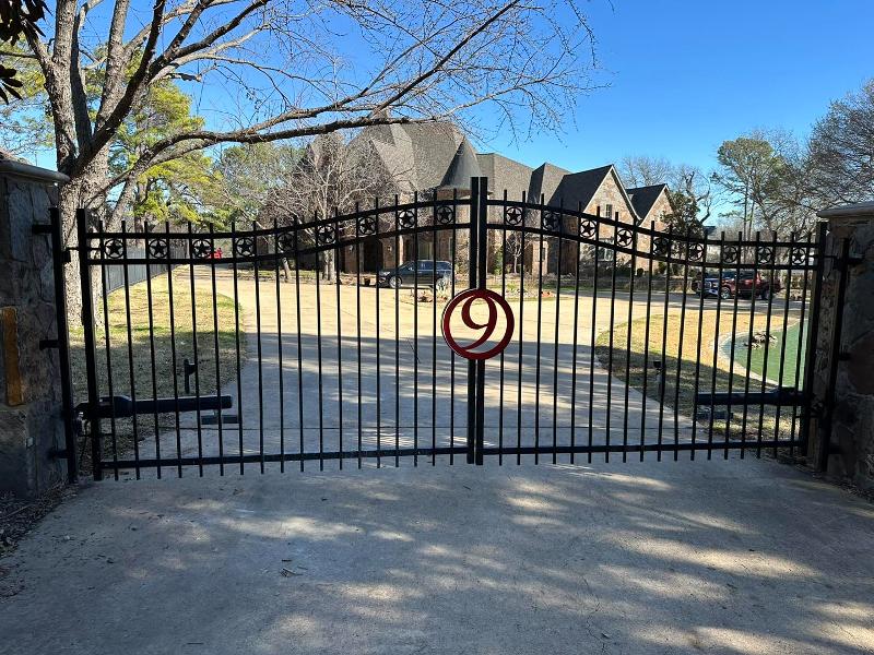 Gated home.