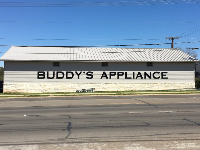 Buddy's Appliance signage