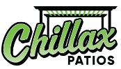 chillax patios logo green and black 