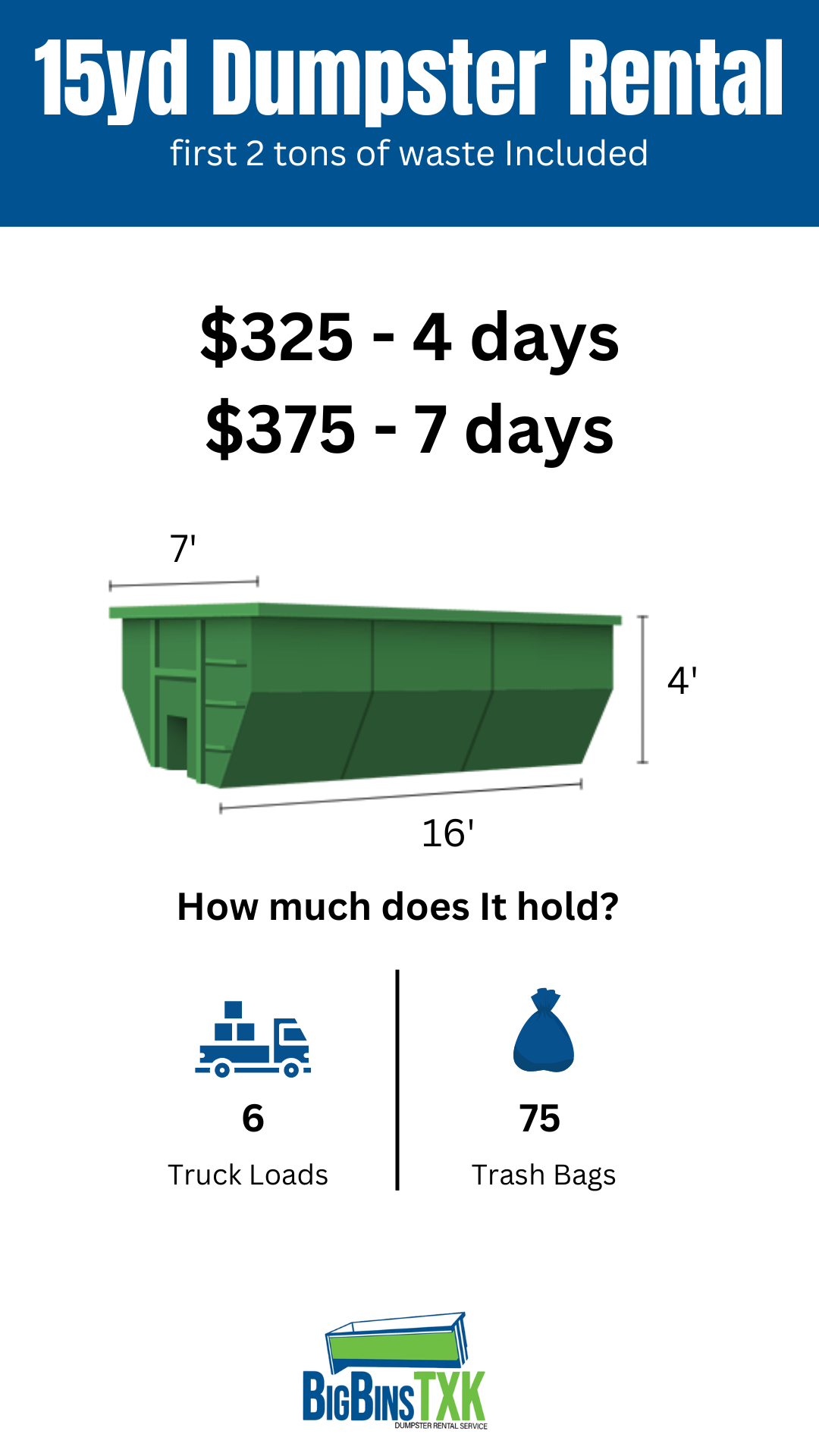 dumpster rental info