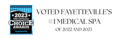 Voted Fayetteville's #1 Medical Spa of 2022 and 2023