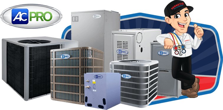 multiple HVAC systems with animated electrician