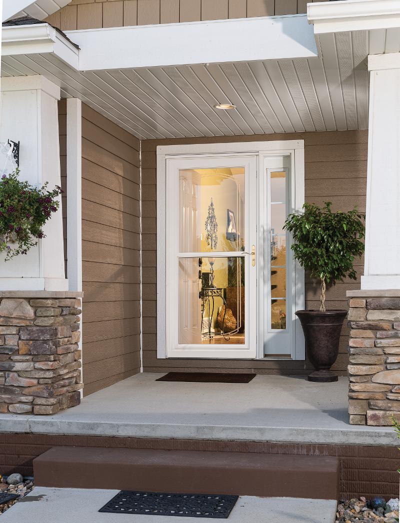 retractable screen storm doors