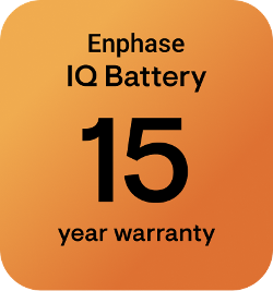 Enpahase IQ Battery 15-Year Warranty badge