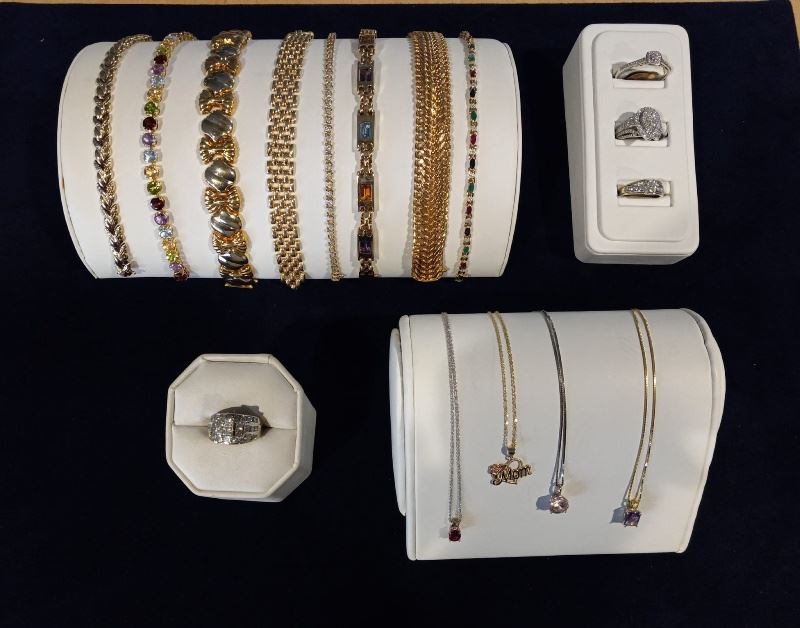 An assortment of jewelry