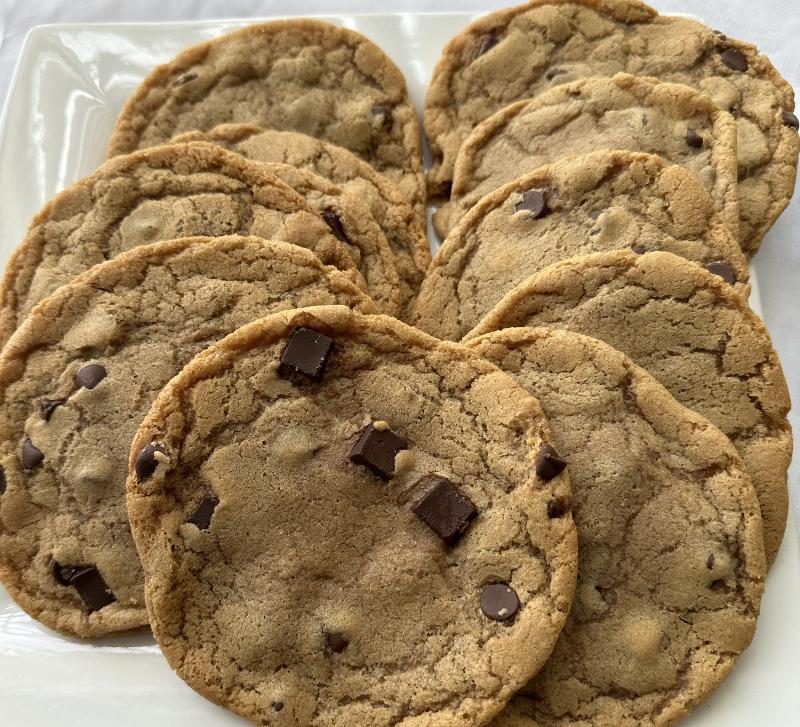 Oversized Chocolate Chip Cookies