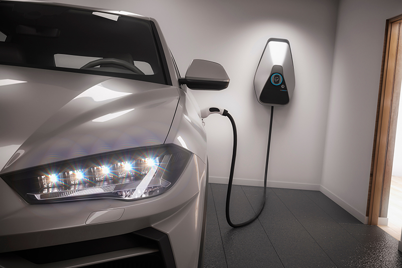 ev charger in service