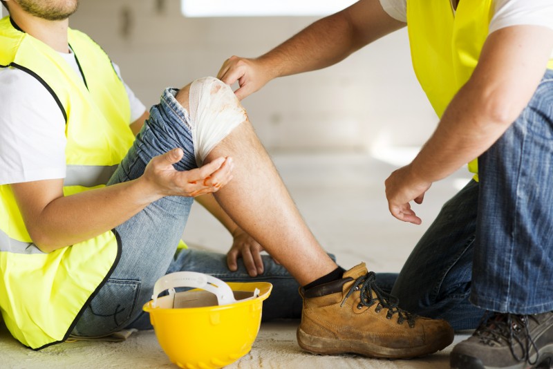 construction worker on the job