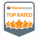 HomeAdvisor Top Rated badge