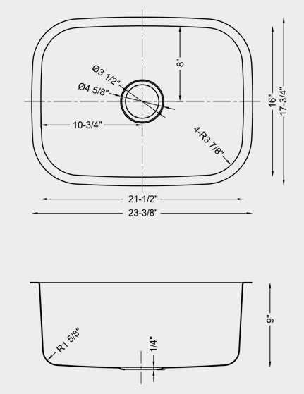 LTK-01-1 sink dimensions.