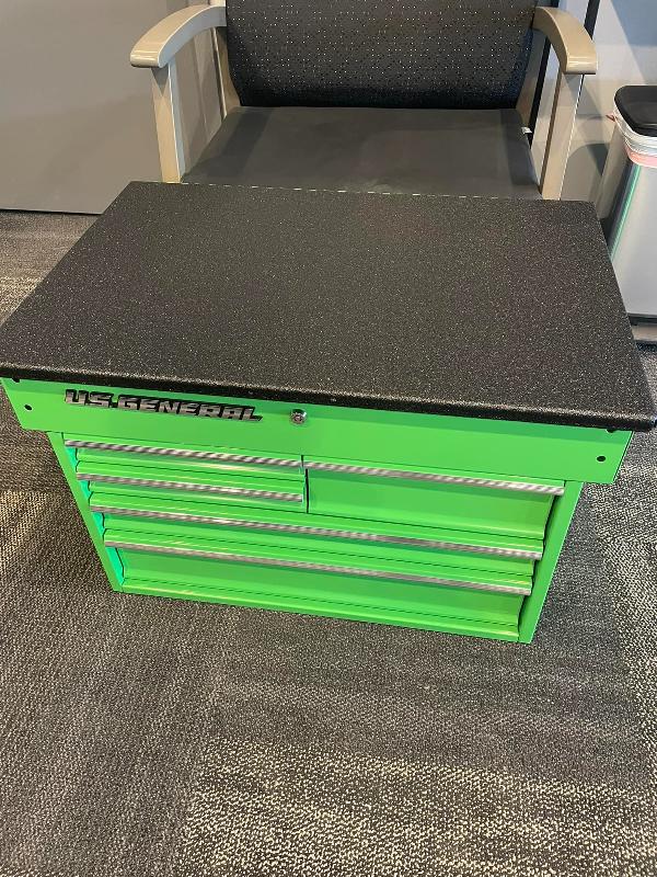 Green tool chest