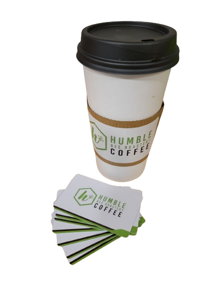 Humble Coffee cup and some gift cards