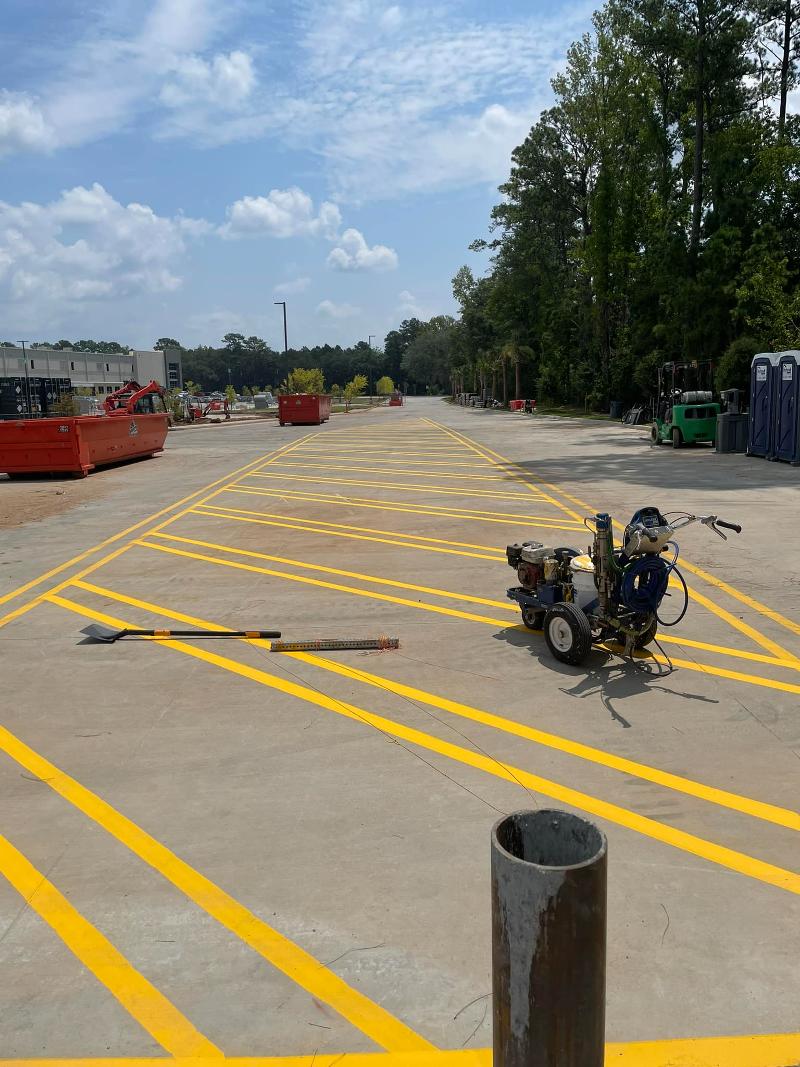 parking lot line striping