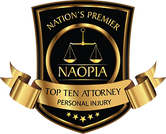 Top Ten Attorney NAOPIA badge