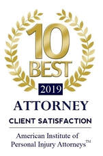 10 Best Attorney 2019 badge