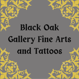 Black Oak Gallery Fine Arts and Tattoos Logo